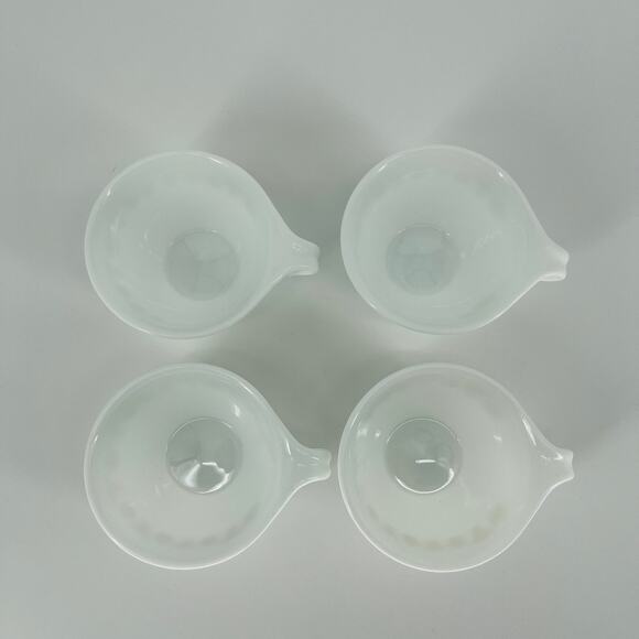 Vintage Corelle by Corning Butterfly Gold Flat Coffee Tea Cups - Set of 4 - GUC - Picture 8 of 11
